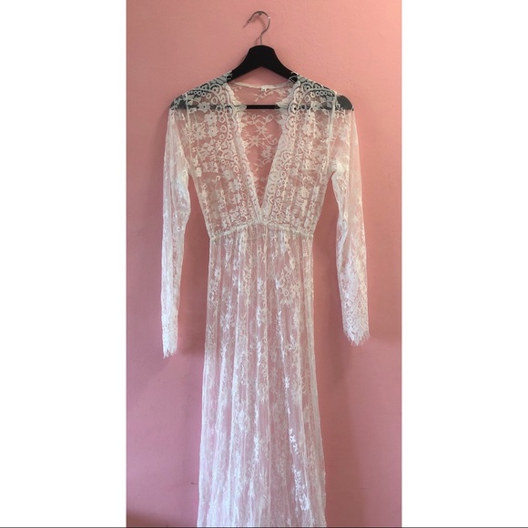 Stunning Vintage Sheer Overlay